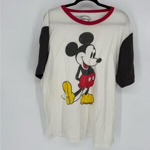 Disney Mickey Mouse Short Sleeve Tee - White, Black, Red, Yellow